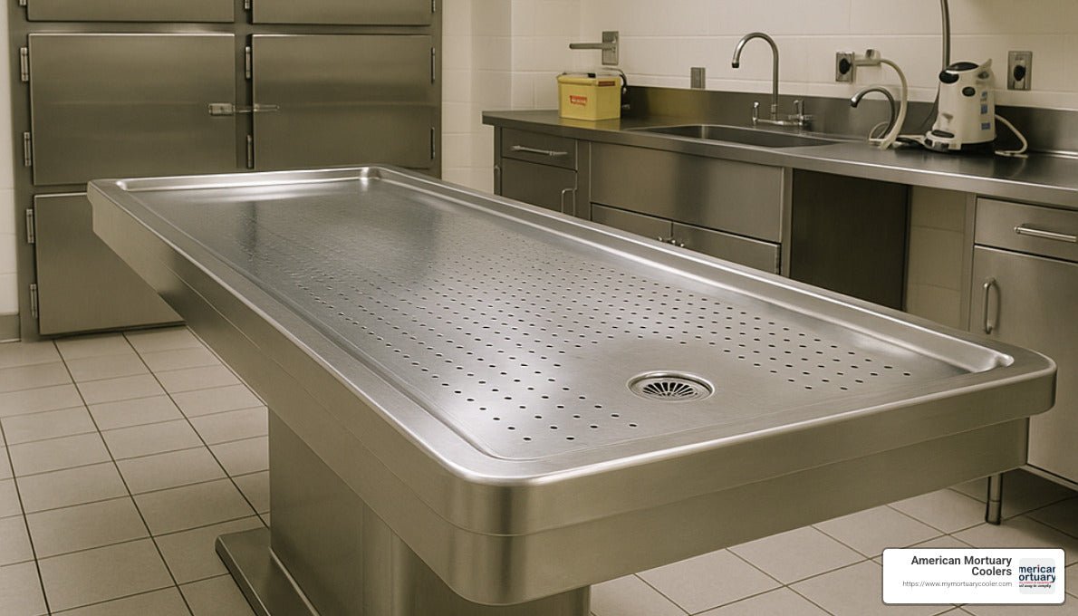 The Ultimate Guide to Mortuary Tables: Find and Compare Options - American Mortuary Coolers & Equipments The Ultimate Guide to Mortuary Tables: Find and Compare Options - American Mortuary Coolers & Equipments